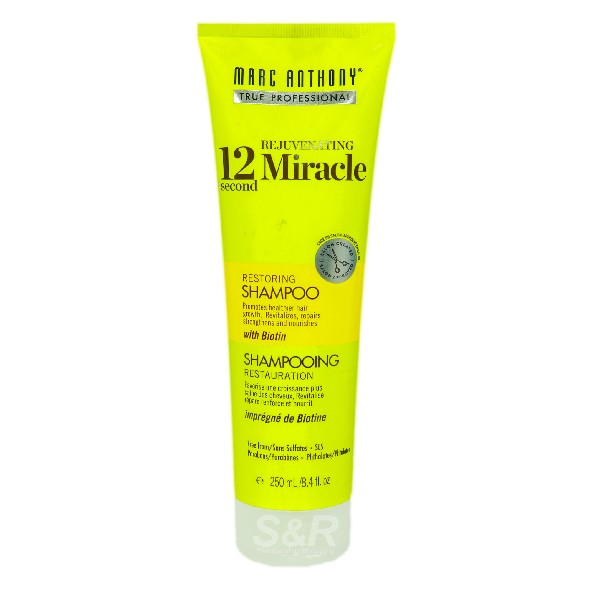 Marc Anthony Rejuvenating 12-Second Miracle Restoring Shampoo 250mL Marc Anthony Rejuvenating 12-Second Miracle Restoring Shampoo 250mL